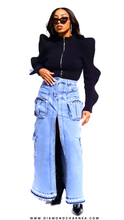 Load image into Gallery viewer, Denim Cargo〡Skirt