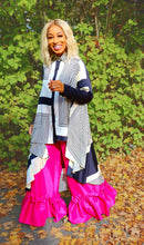 Load image into Gallery viewer, Black Cream High Low Silk〡Top