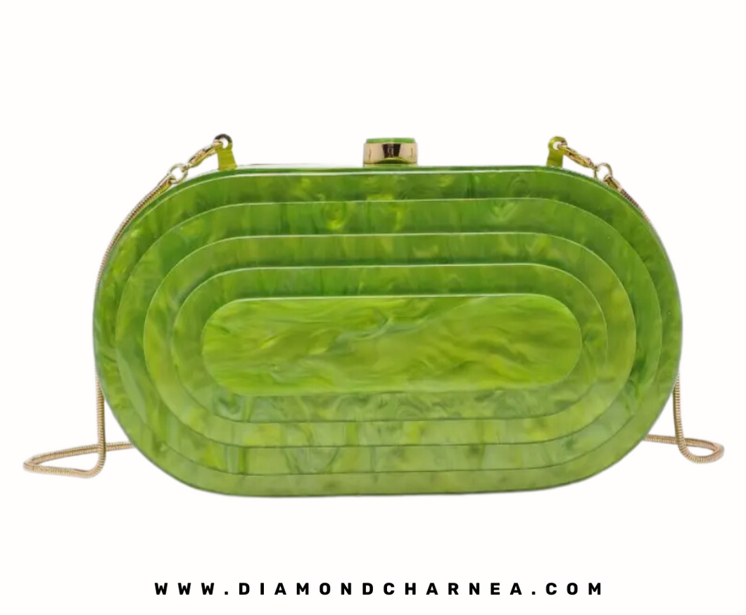 Citron Acrylic Clutch