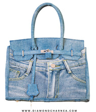 Load image into Gallery viewer, Denim Buckle Tote
